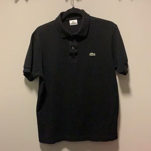 Lacoste polo black size 4